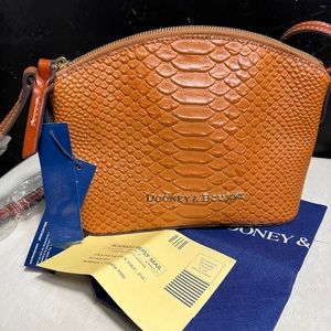 Dooney & Bourke Caldwell Ruby Honey Leather CrossBody Bag Purse NWT $188 retail